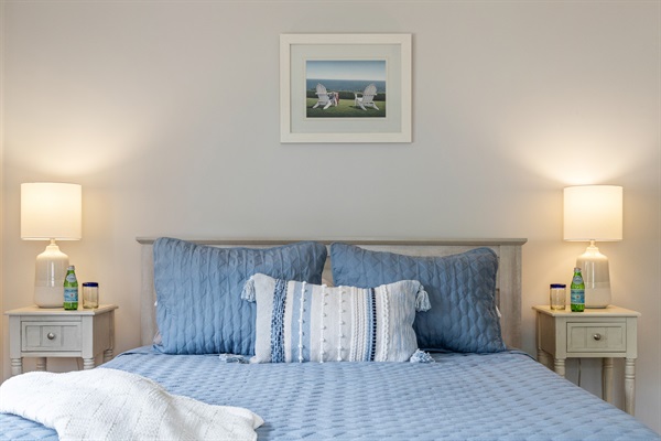Enjoy sweet dreams and morning light in our inviting queen bedroom!