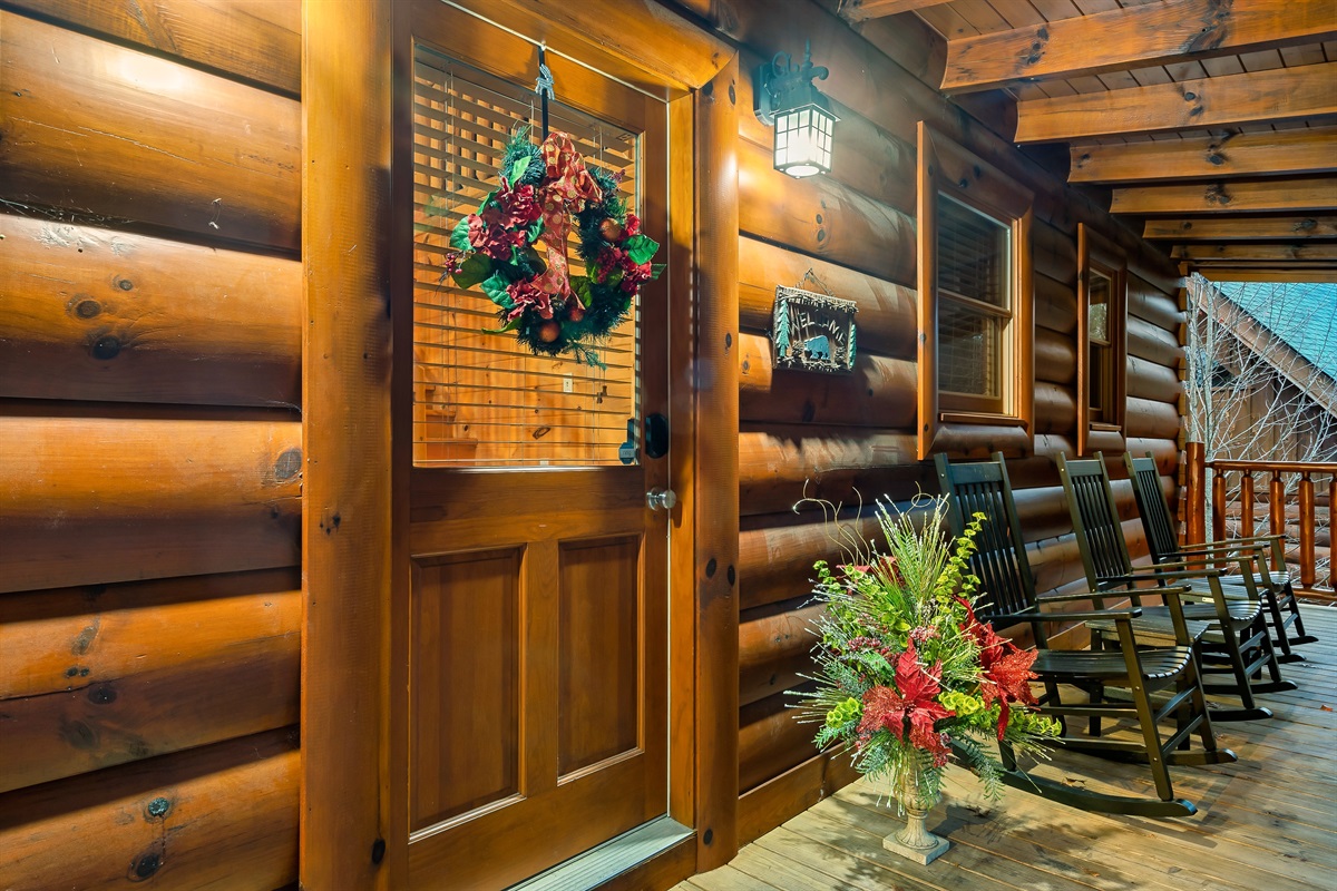 Christmas decorations are up seasonally!