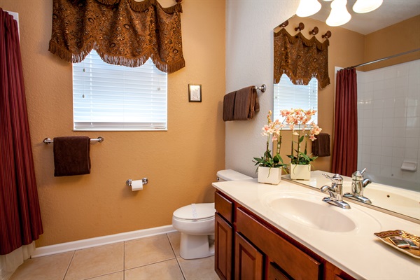 Downstairs Bathroom w/ Shower/Tub Combo