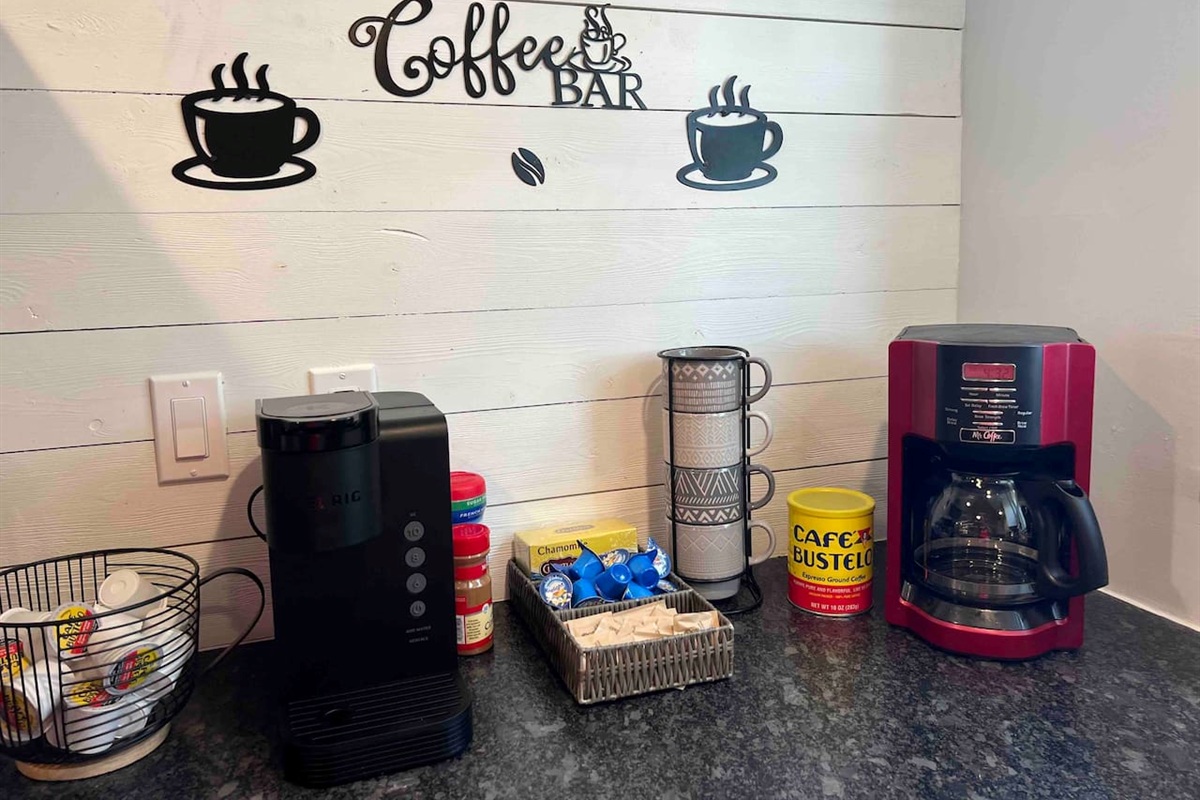 coffee makers in the kitchen