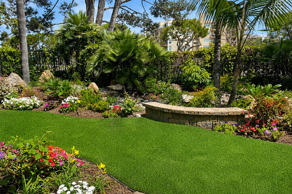 Comfortable outdoor space for relaxing