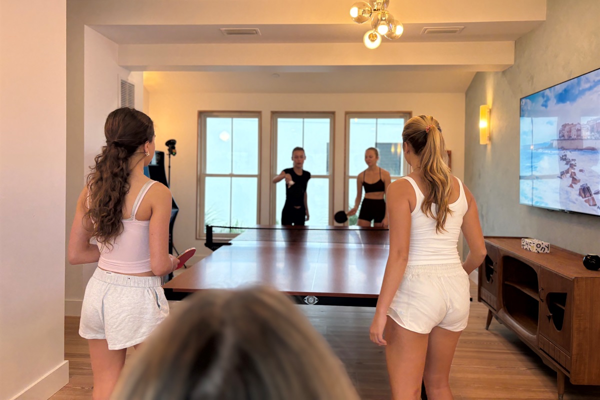 Vacation memories in the making 🏓 Laughs, games, and friendly competition