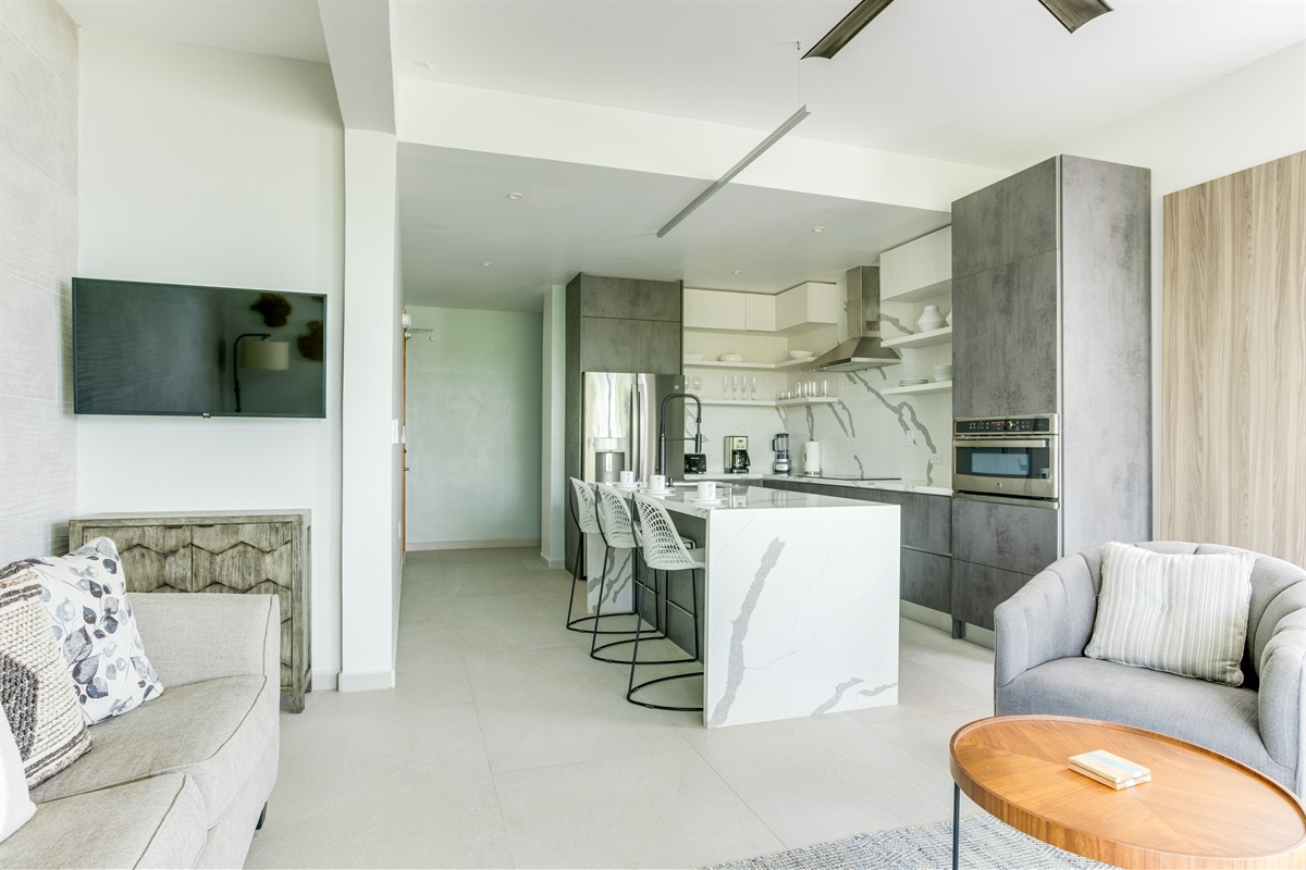 Living Room and Kitchen