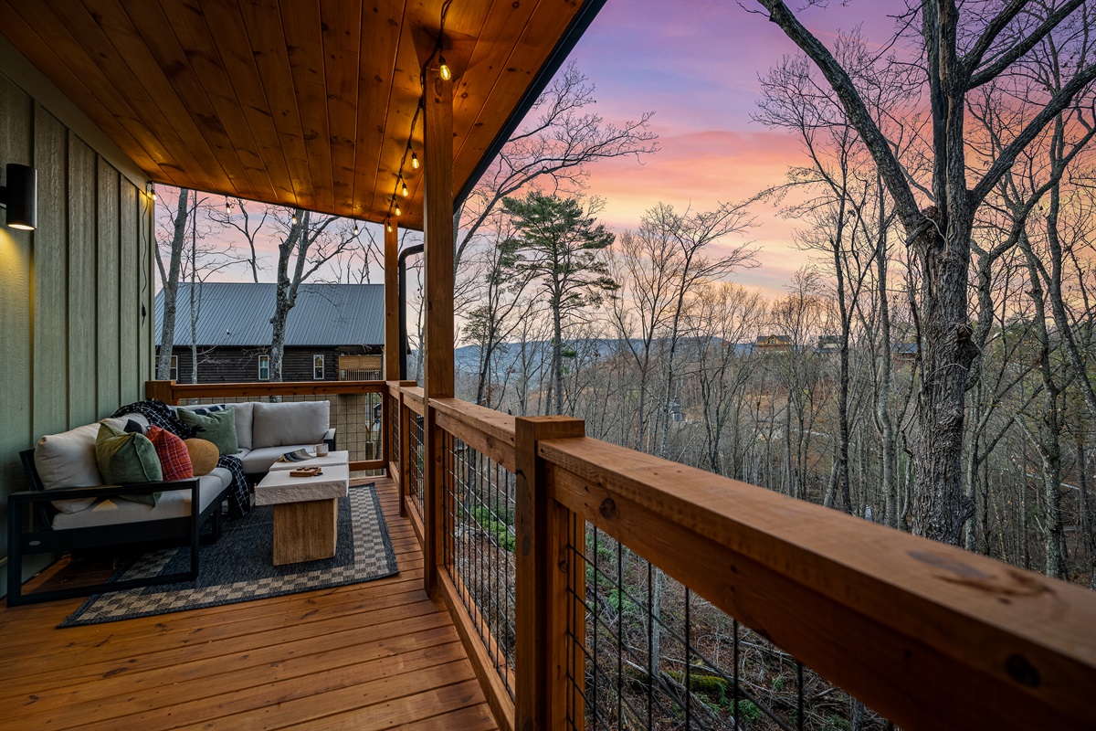 Peaceful nights on the deck