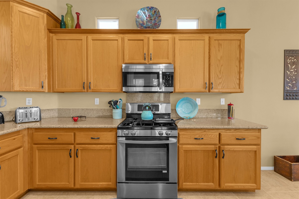 Cabinets Galore! Fully stocked with everything you need