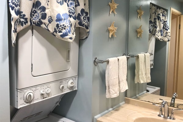 Convenient wash and dryer