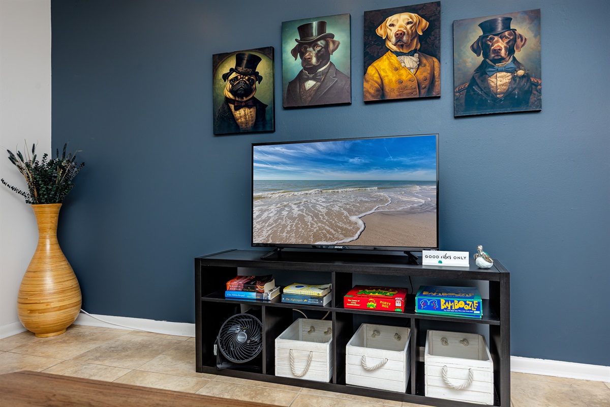 Smart Tv, Books, and Games!