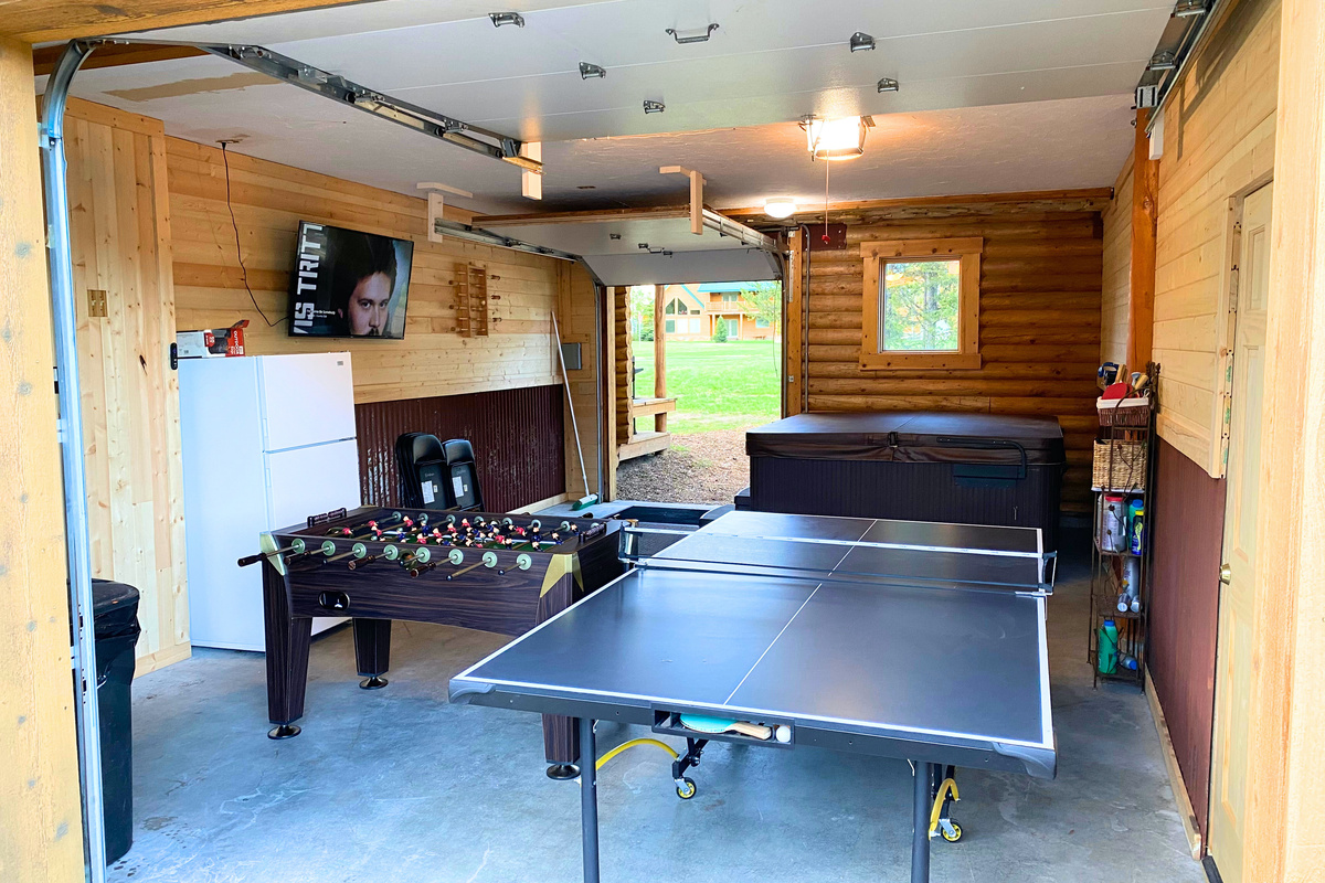 Enjoy a friendly game of ping pong or watch your favorite TV shows in the game room.