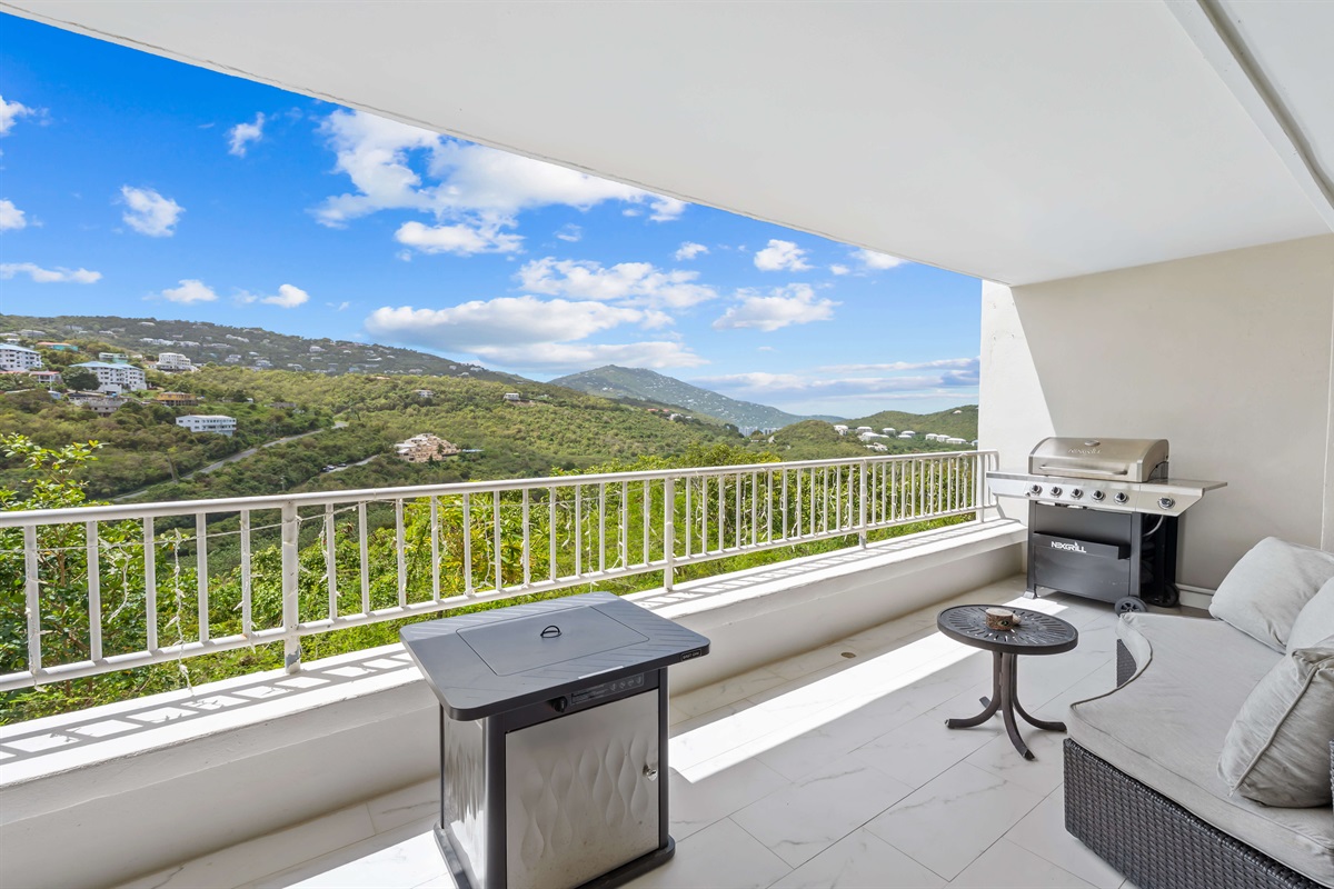 Make dinner right on the balcony with your own grill