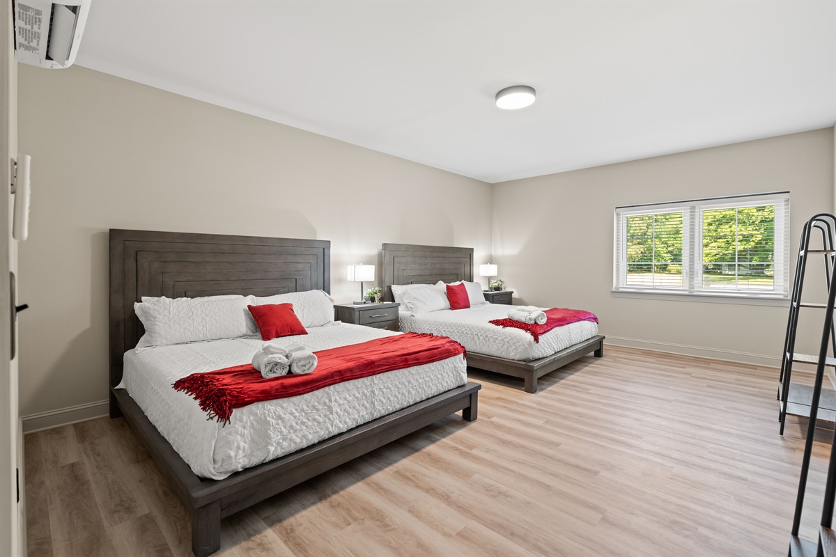 Main Floor Bedroom 4 - 2 Kings