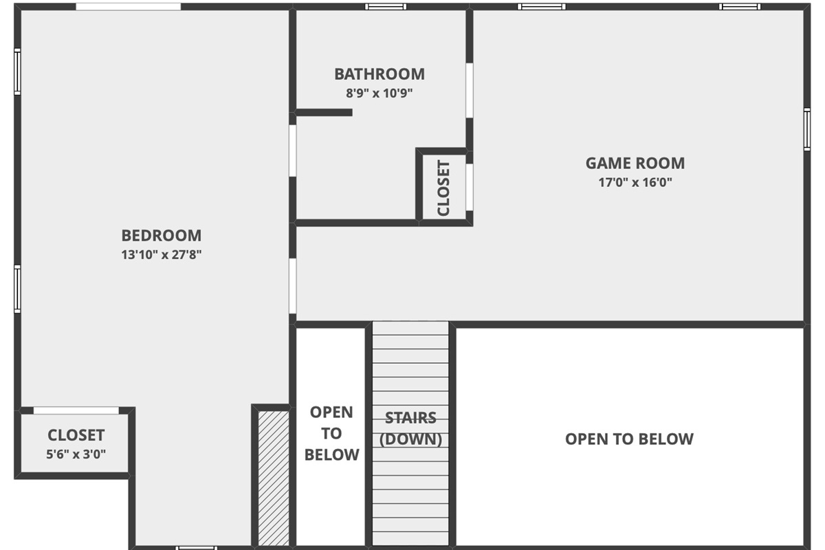 Upstairs Floor Plan