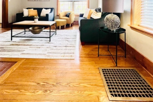 Spacious living area with plenty of room to relax, entertain, and enjoy the comfort of your home away from home.
