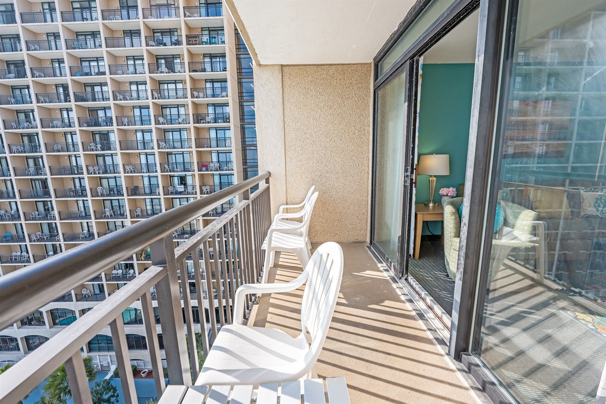 Amazing View from the Balcony!