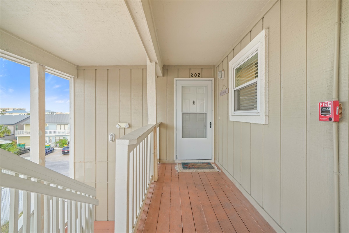 Arrive, unlock, and unwind. Unit 202 — The Gathering Place. Self check-in via smart lock so your vacation starts immediately. Sleeps 6