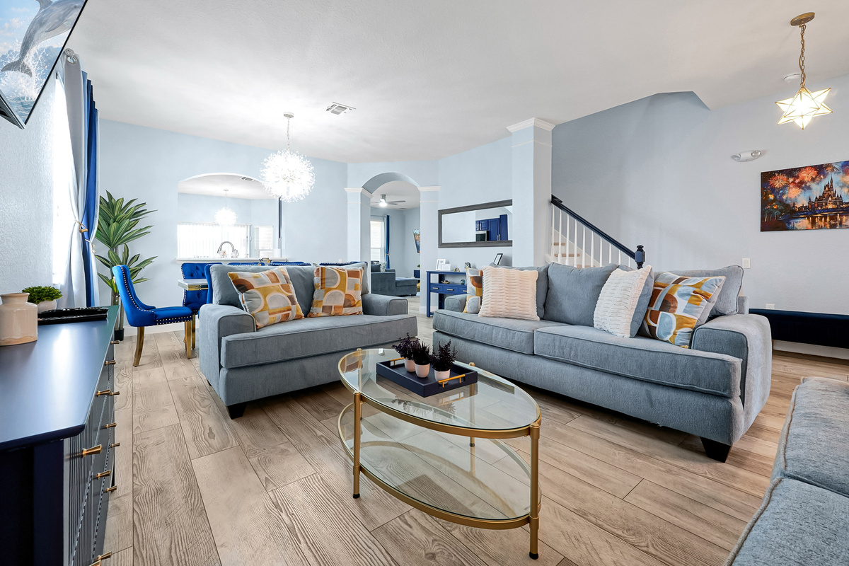 Living room seating area