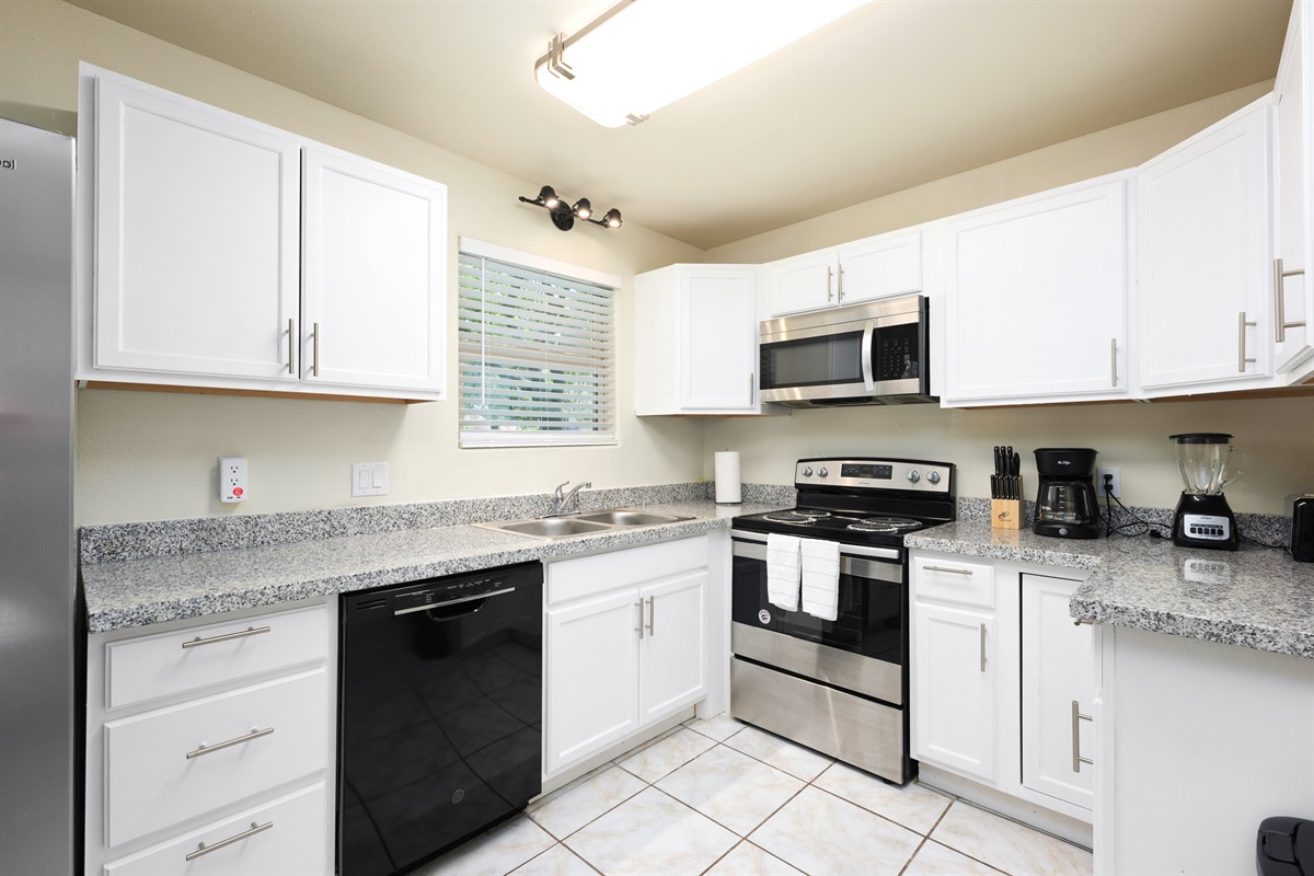 Kitchen with Granite Counters