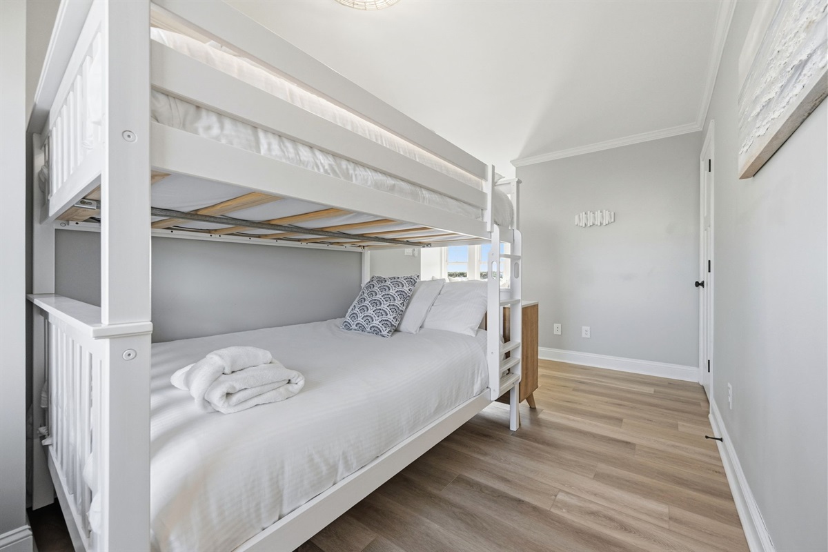 Cozy bunk beds designed for late-night laughs and restful sleep