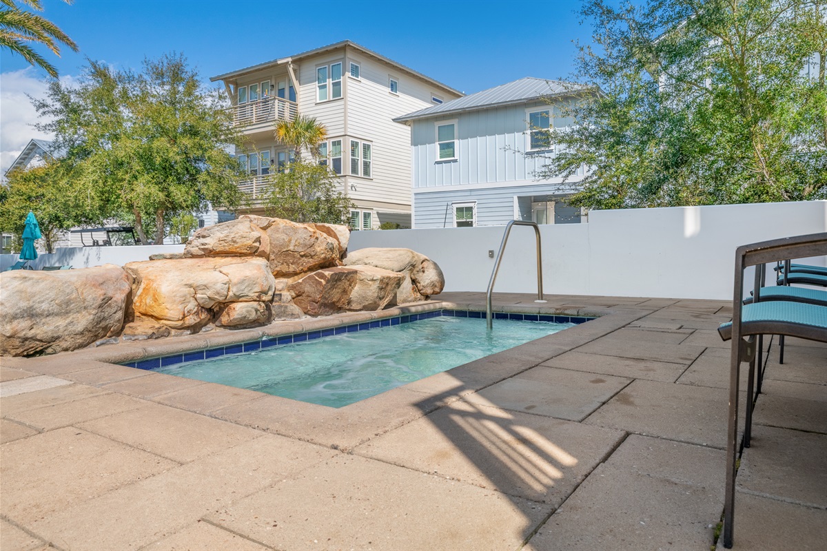 After swimming in the pool, take some time to soak in the hot tub at the community pool area.