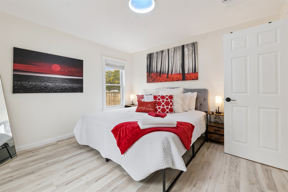 Relaxing King Bedroom for cozy nights 