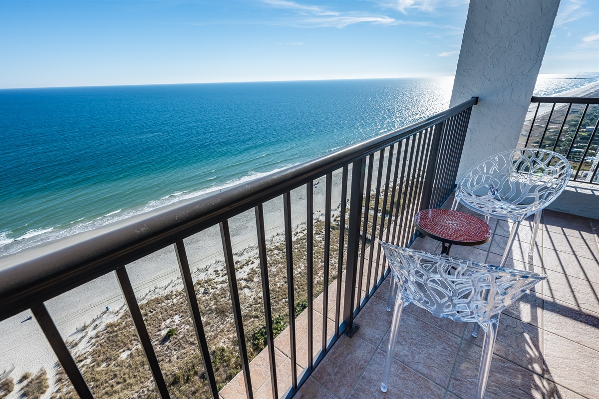 Amazing View from the Balcony!