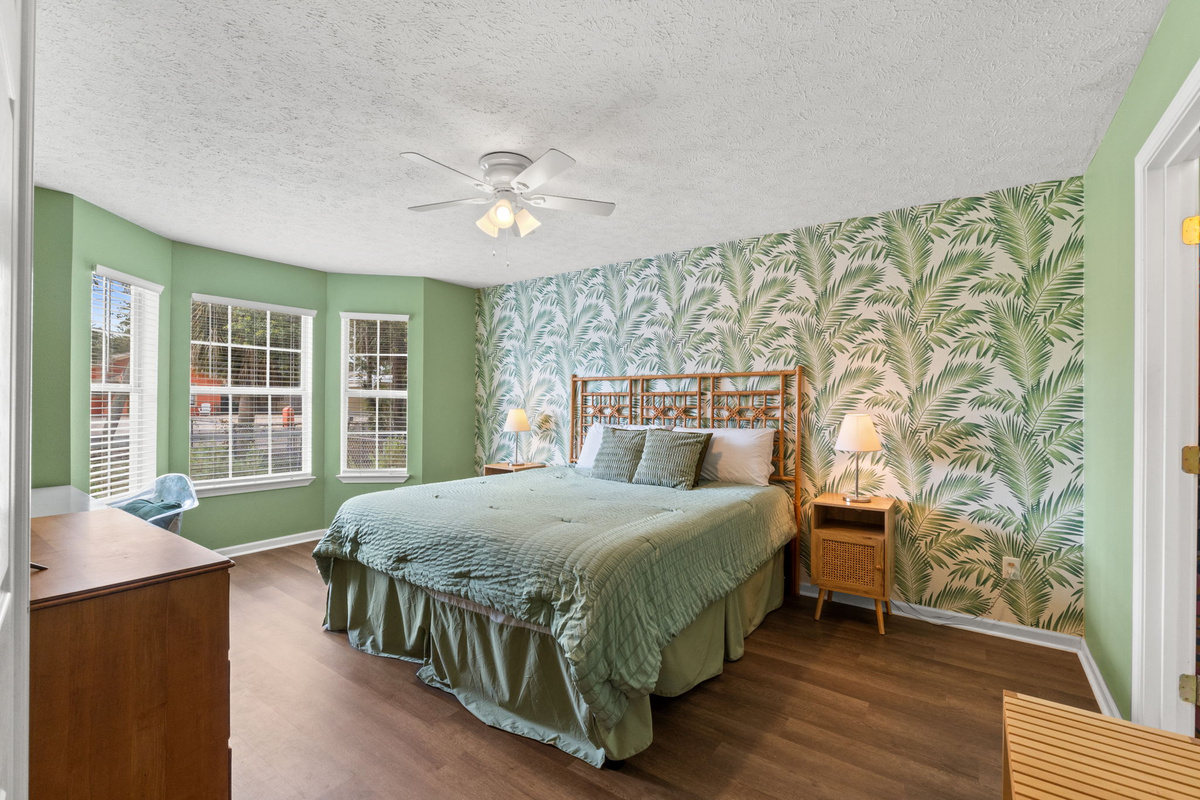 Master Bedroom with King Sized Bed