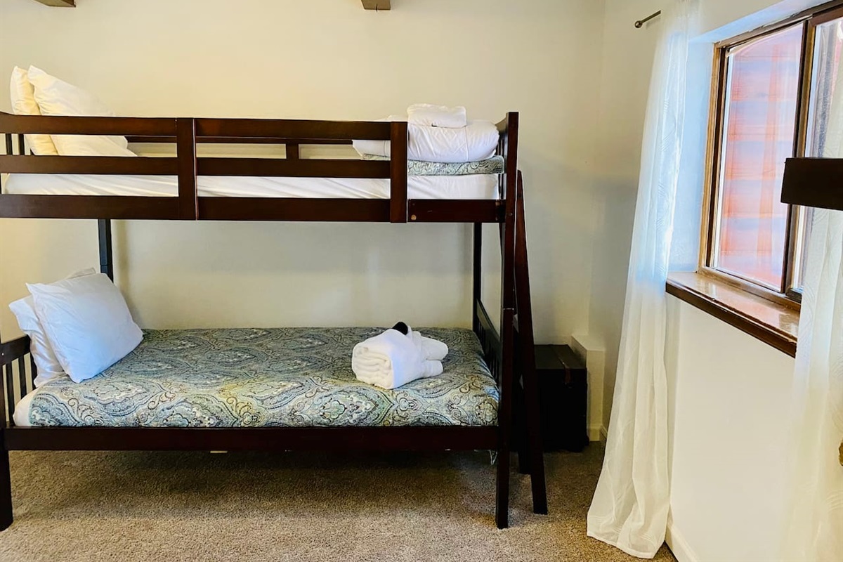 Bedroom 11, downstairs twin bunk beds
