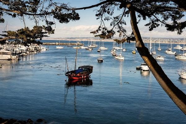Beautiful coastal views of Monterey Bay (photo by host)