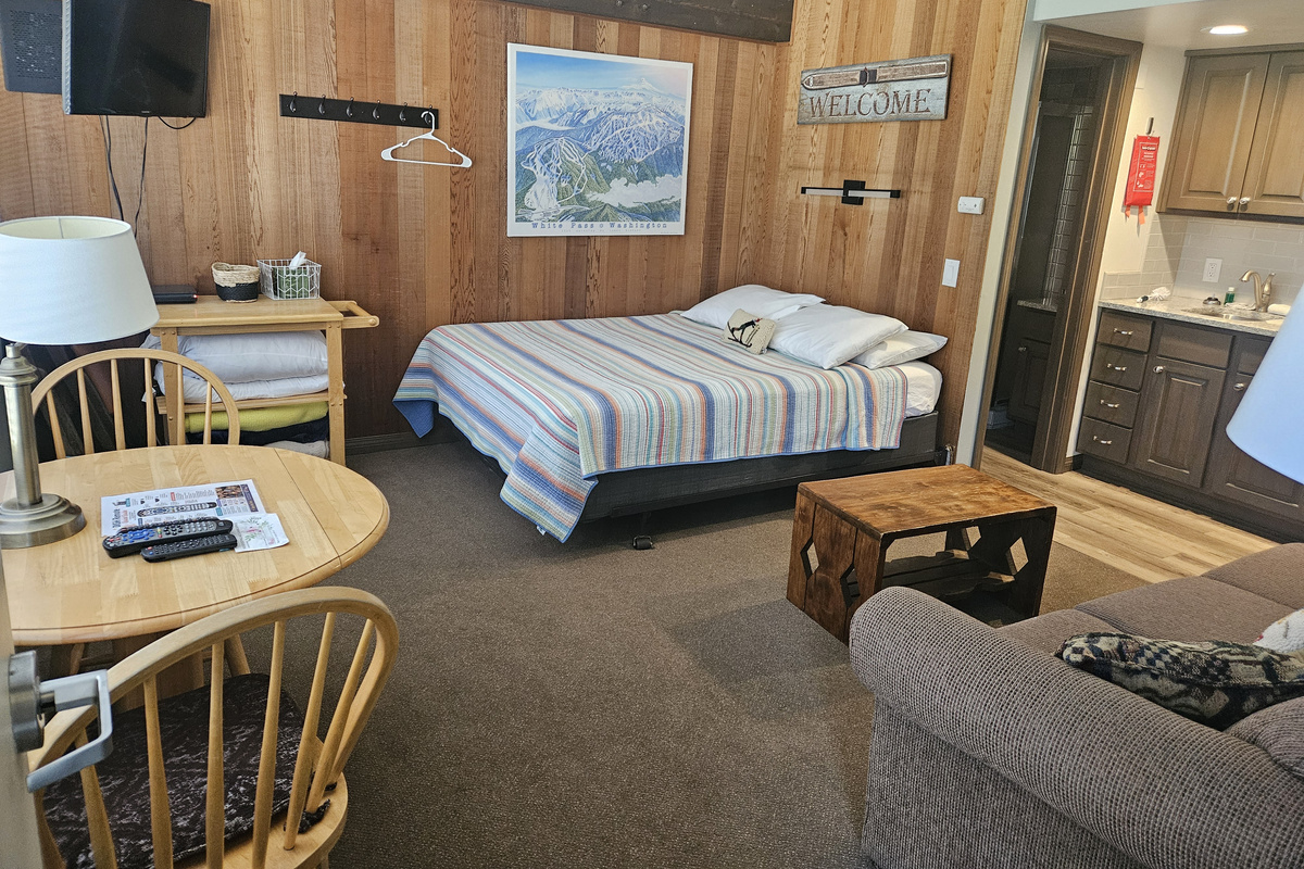 Living Area with Queen Bed