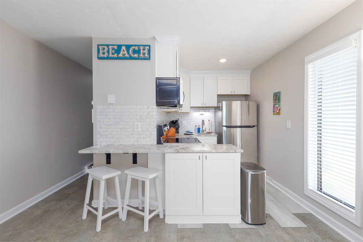 Dining area off-kitchen