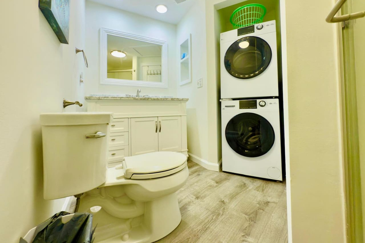 Washer and dryer