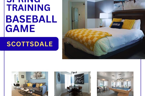 Perfect stay for spring training fans with easy access to Salt River Fields and baseball excitement.
