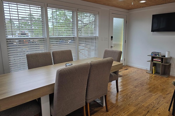 Dining and front entrance