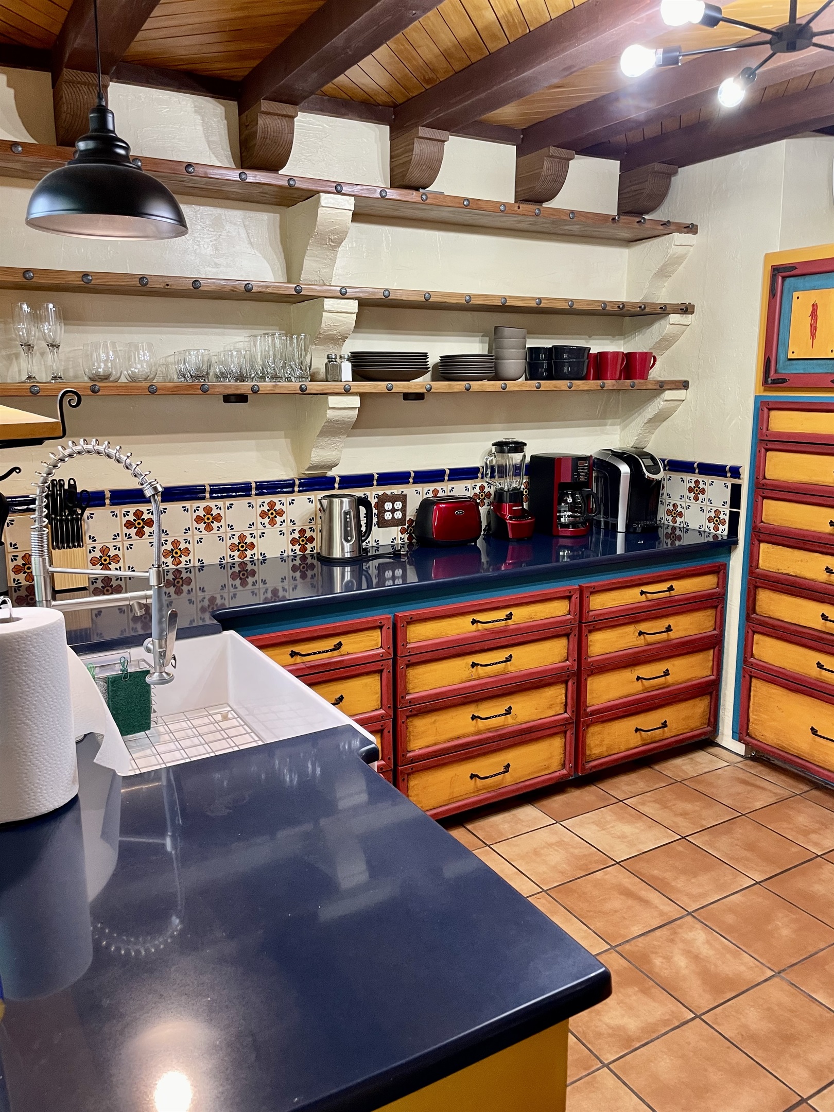 Experience culinary freedom in this sleek and modern kitchen, complete with top-of-the-line appliances.