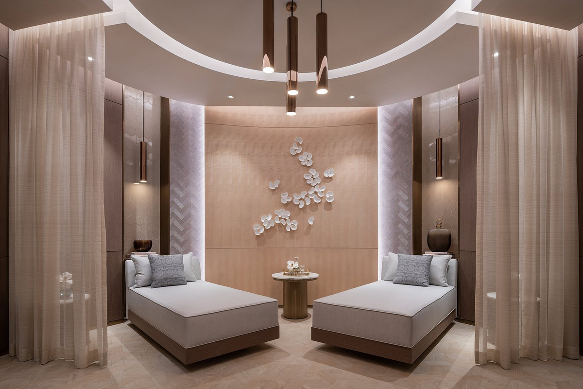 Spa with additional charges for wellness services