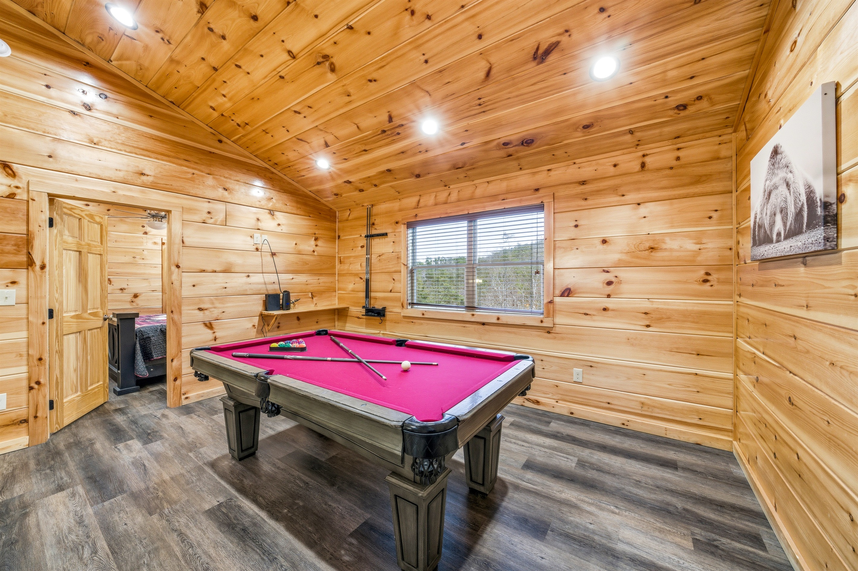 Pool Table in the Loft