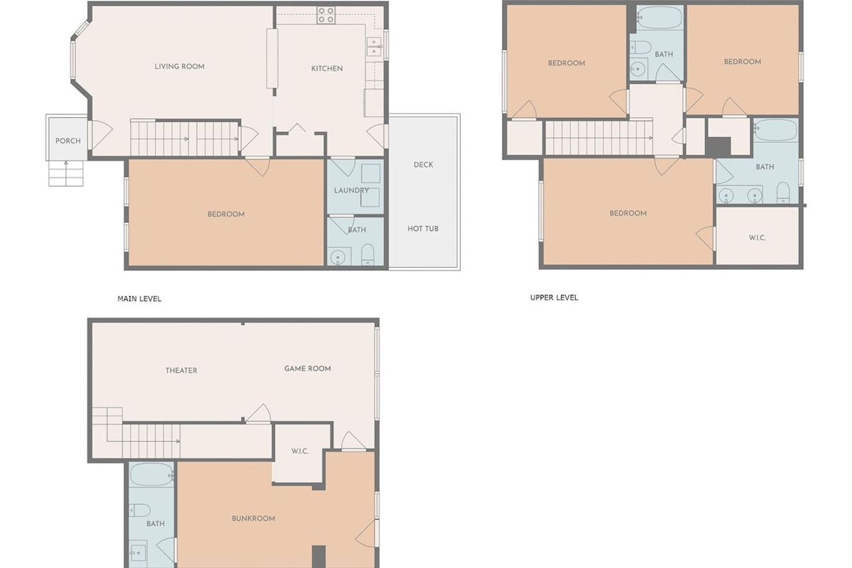 Side A, full floor plan