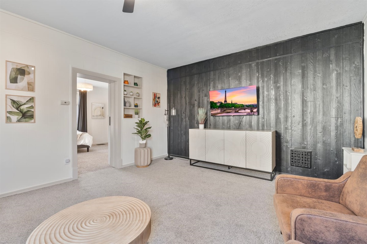 All rooms equip with 50" Roku smart TVs in Guest Mode. Stream all of your favorite shows and movies with automatic sign out at when you check out. 