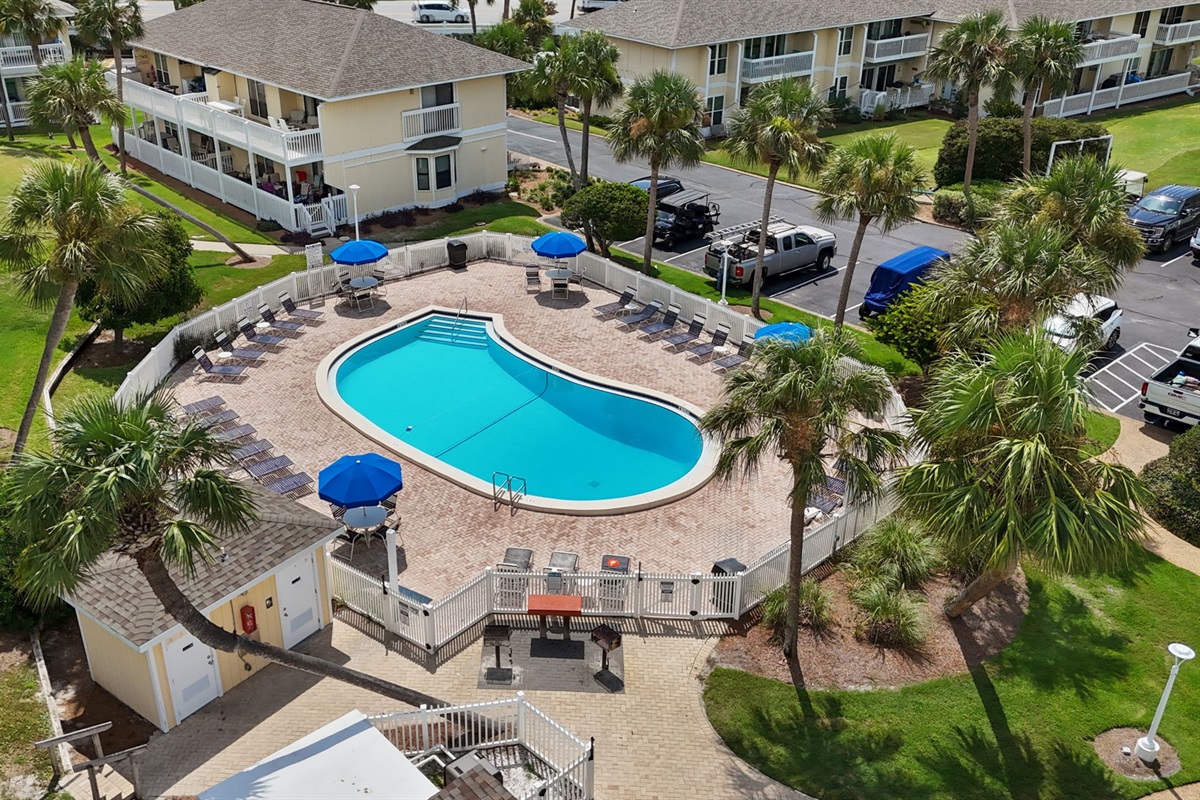 Whether it's a morning swim or a moonlit soak, the water is always just right.