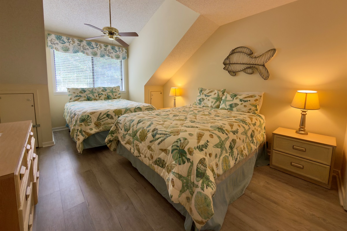 2nd Bedroom with 2 Queen beds