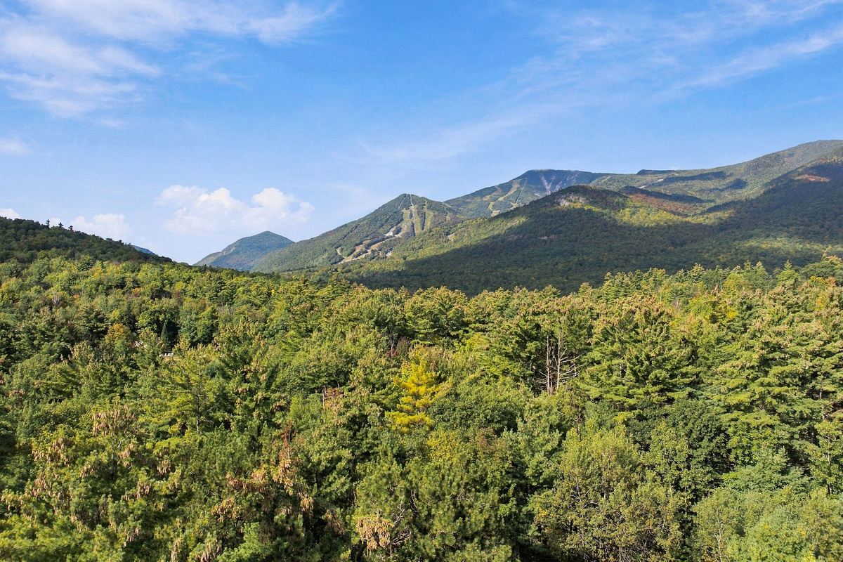 Enjoy an expansive view of Whiteface Mountain from Whiteface View Lodge.