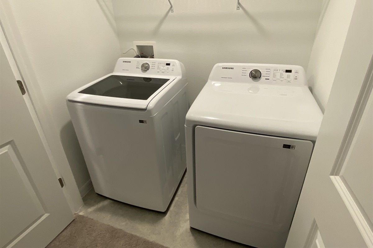 Washer and Dryer