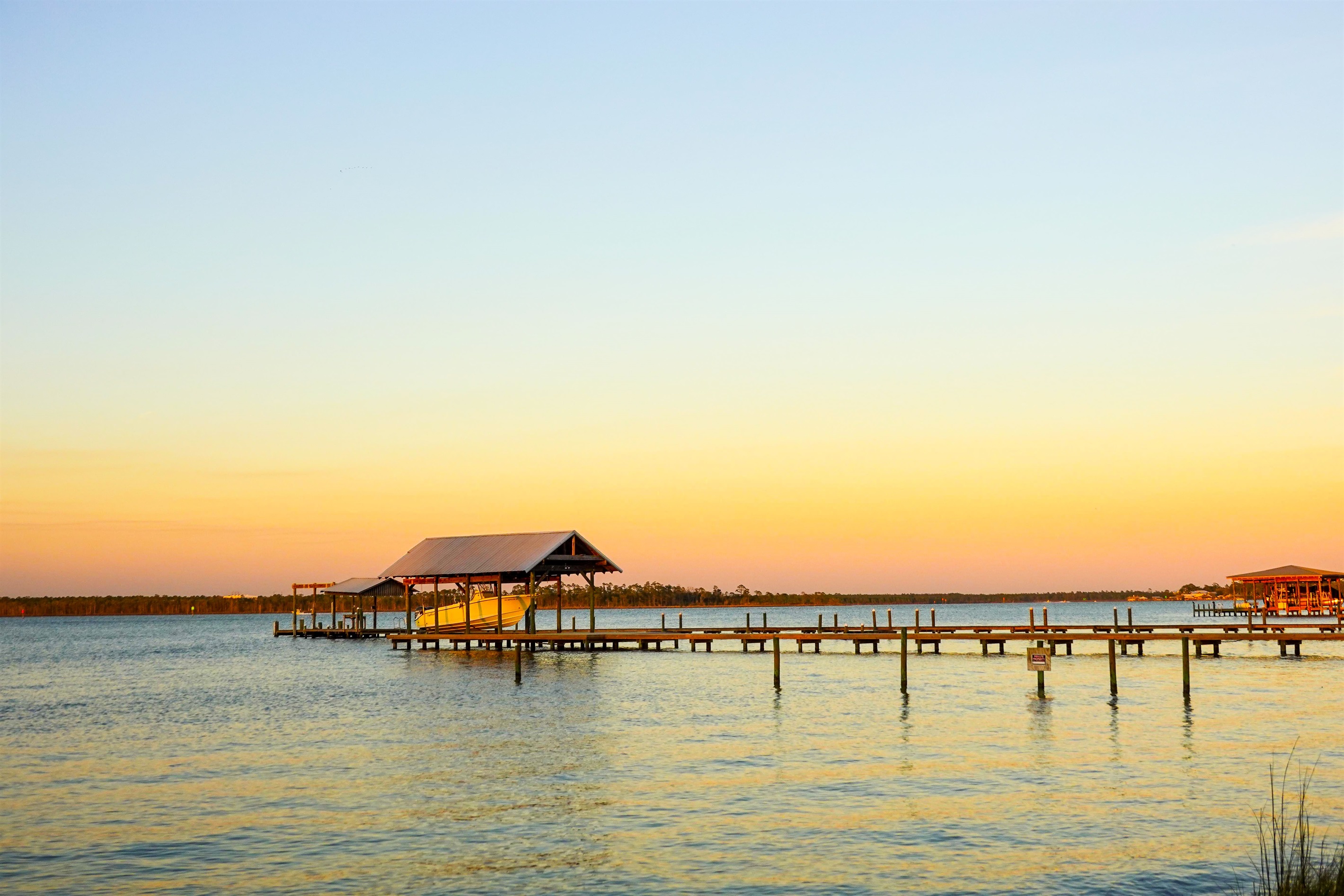 Beautiful Sunset View at Wolf Bay With Just a Couple of Steps Away