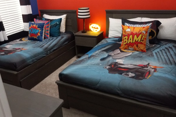 New Furniture in Superhero kids room 