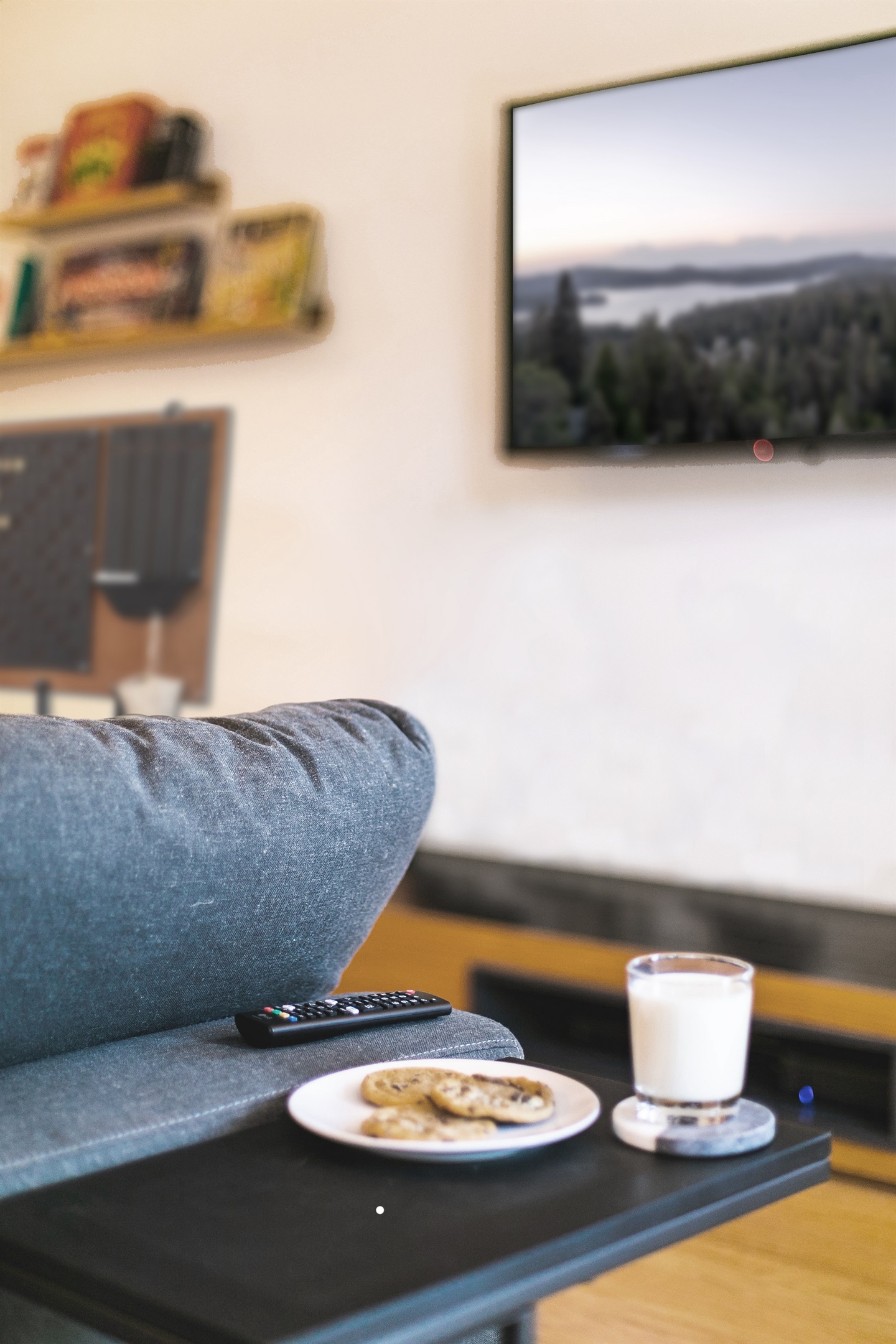 Kick back with your favorite shows after a day outside—comfortable seating and a large TV make it easy to fully unwind.