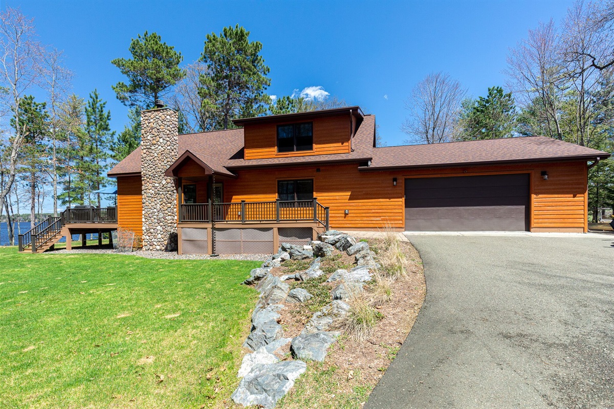 Asphalt Driveway Lots of Parking 