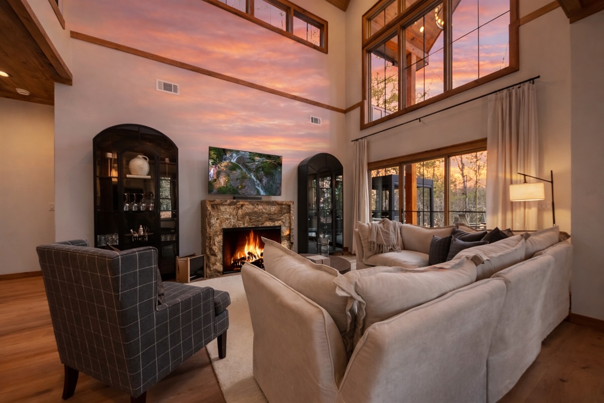 Relax in style with plenty of natural light and minimalist decor.