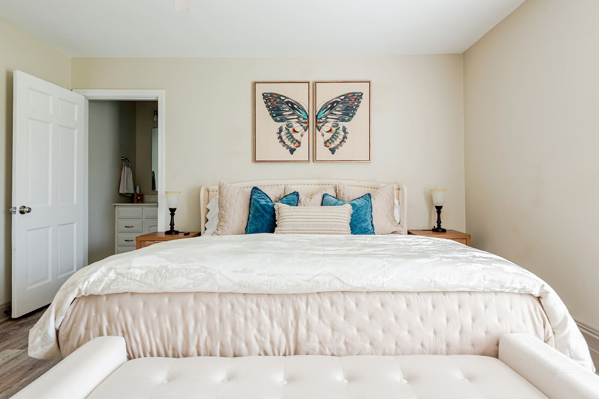 Main Level Master Bedroom with Master Bathroom