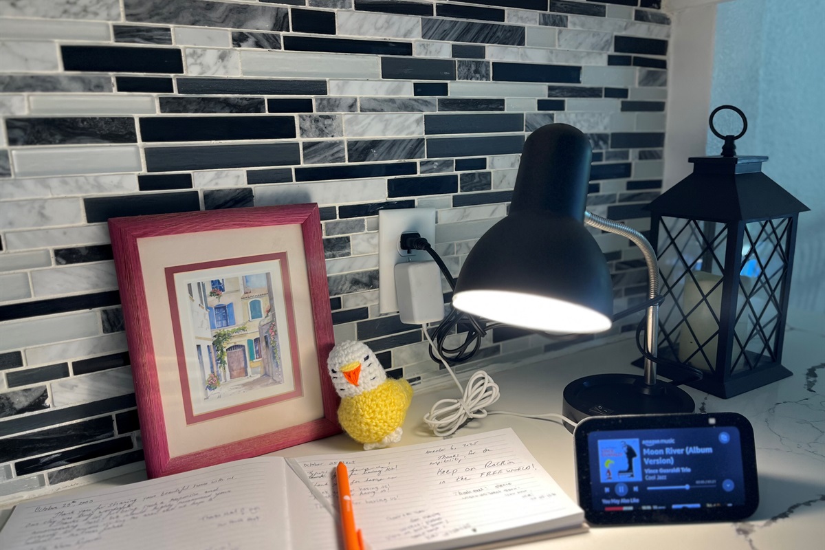 A bright and cozy corner for work or study