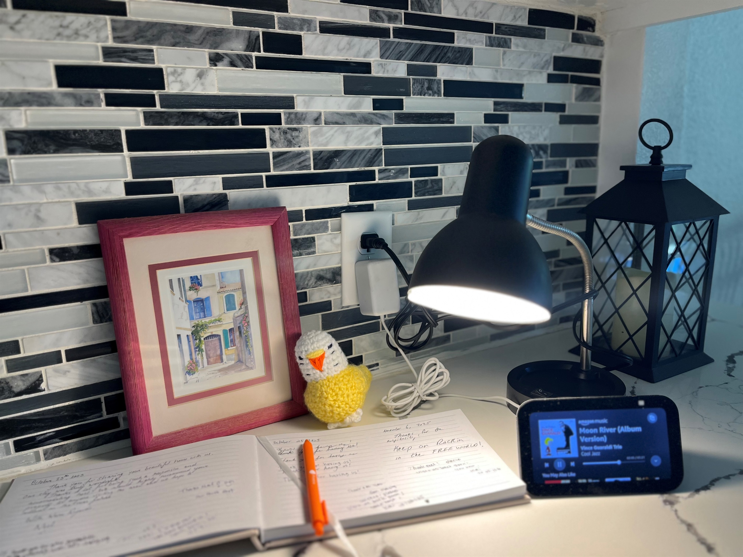 A bright and cozy corner for work or study