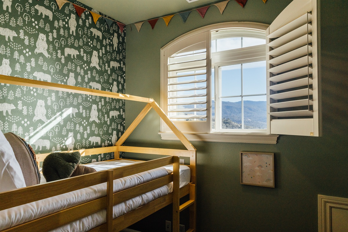 Kids bunk room upstairs